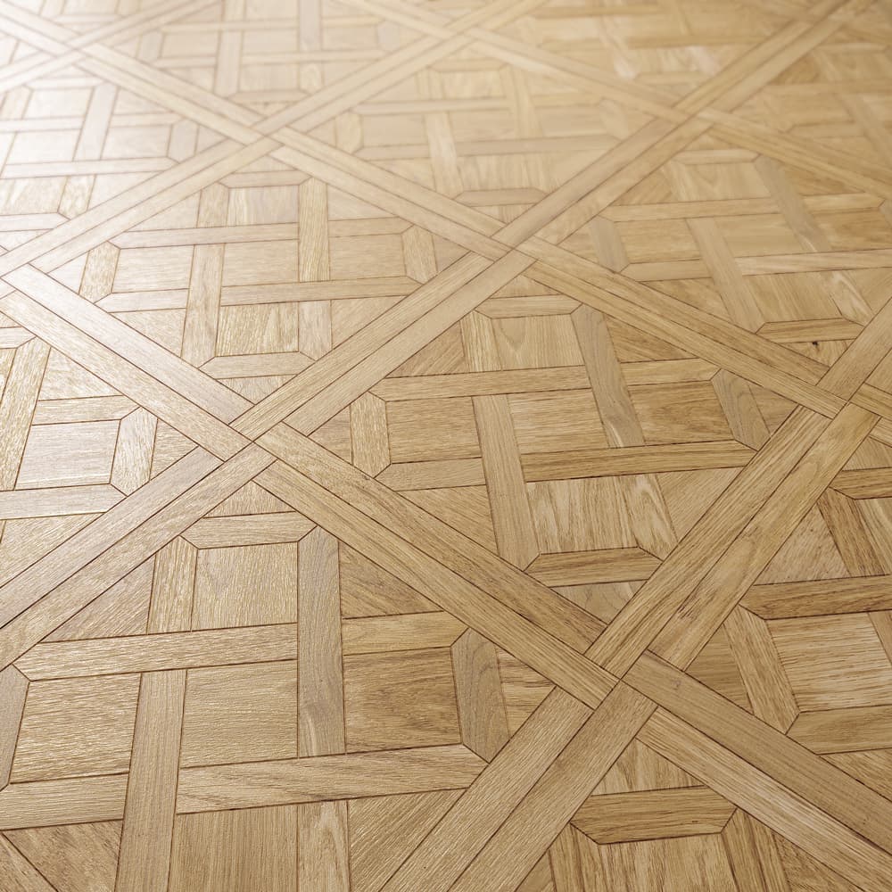 Модульный паркет инженерный Lab Arte №3-50 Дуб Натур лак 573*573*14/3мм