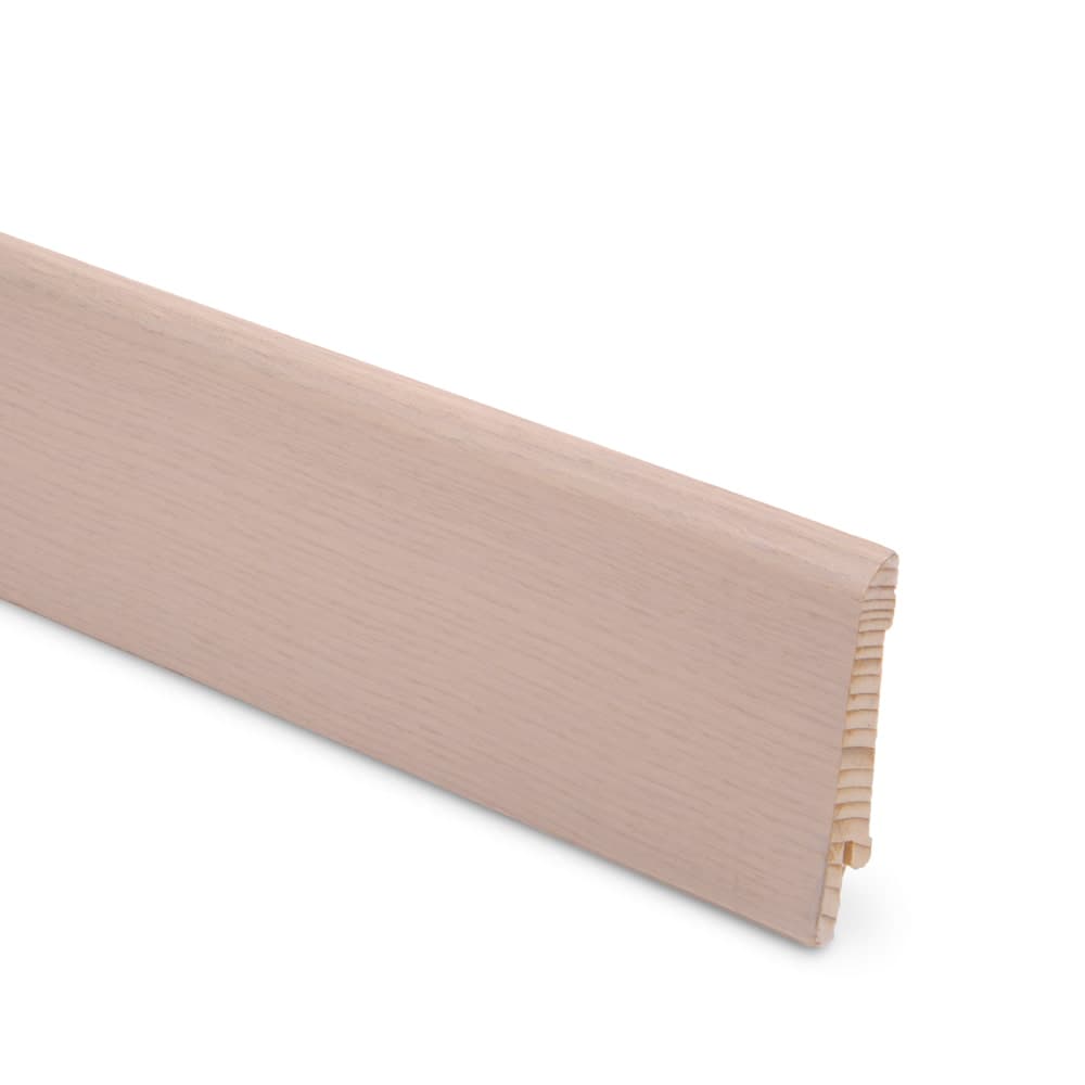 Плинтус шпонированный Lab Arte Ash Snow 70х15х2500