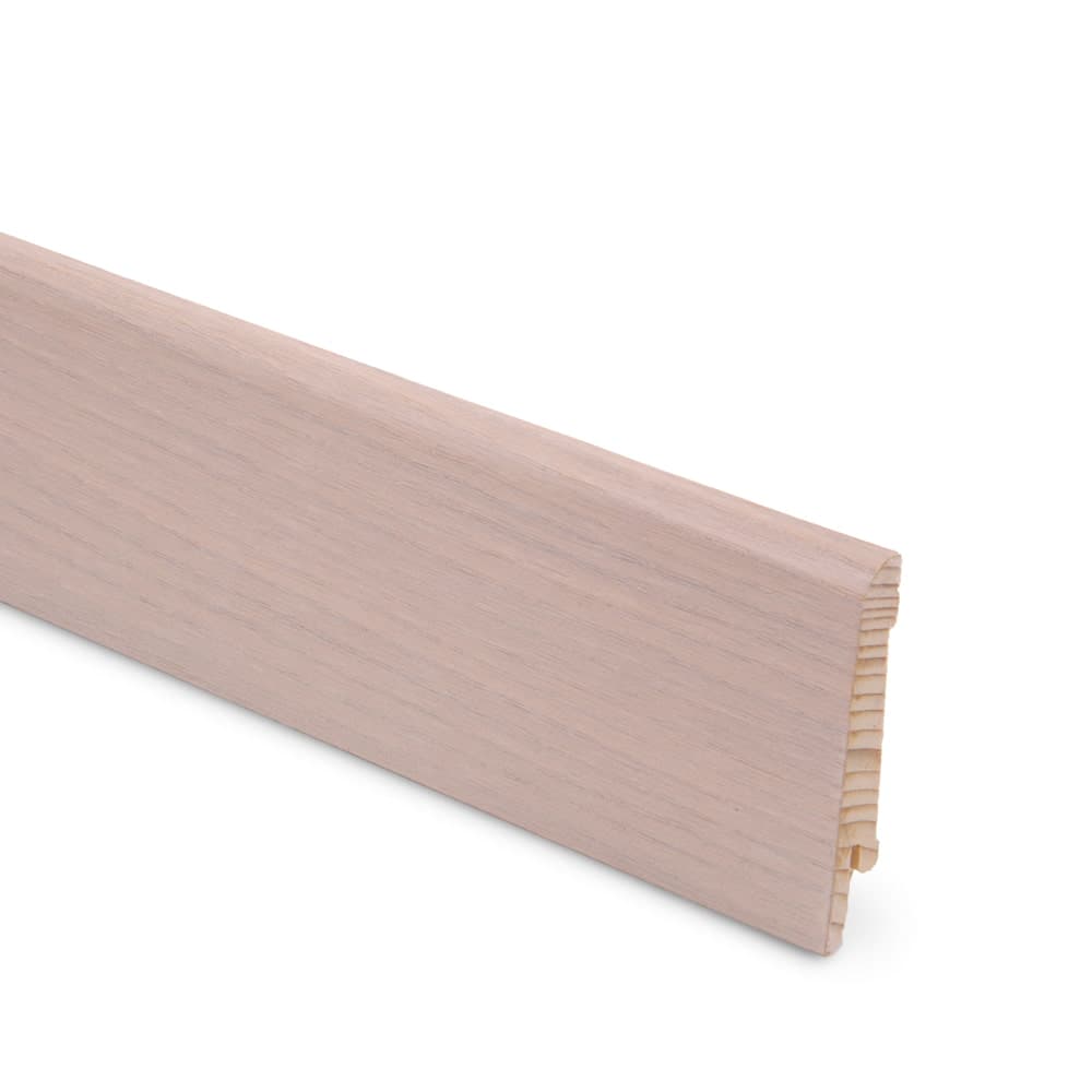 Плинтус шпонированный Lab Arte Oak Snow 70х15х2500