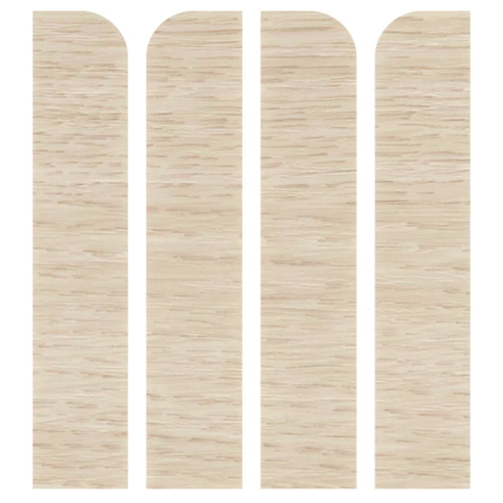 Торцевые стикеры для плинтуса HANNAHHOLZ S.81402.34 ( 4 штуки )