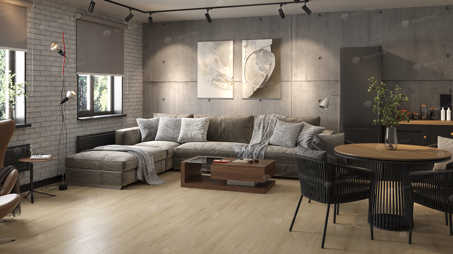 Напольная кварцвиниловая плитка ГРАНД СЕКВОЙЯ КИПАРИСОВАЯ