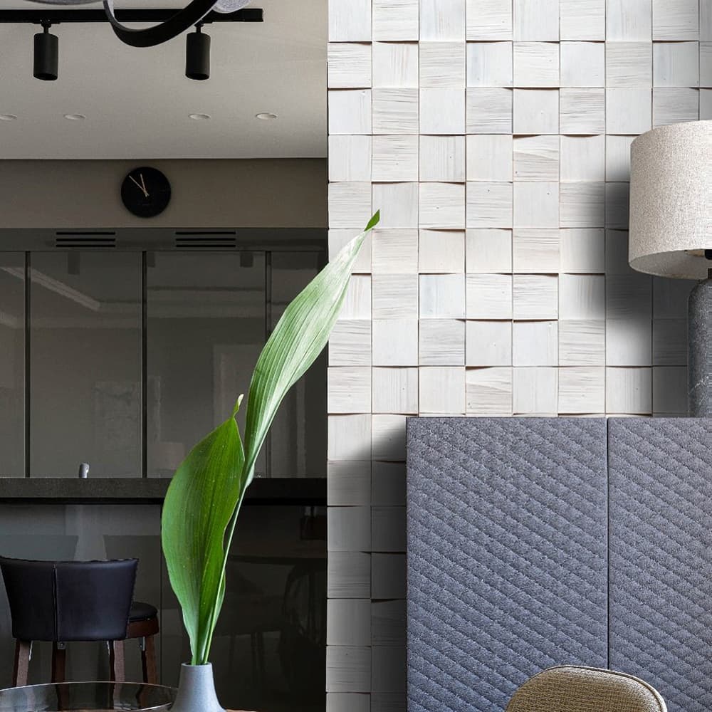 Панели 3D Karelia, Эста белая, арт. 3Д.1.3.2.1 / сосна/колотая/браш.