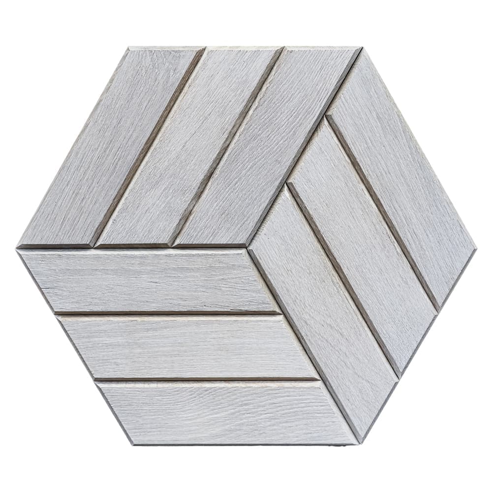 Панели 3D Karelia, Куба (Белый), арт. 3Д.22.0.3.0 / дуб/браш.