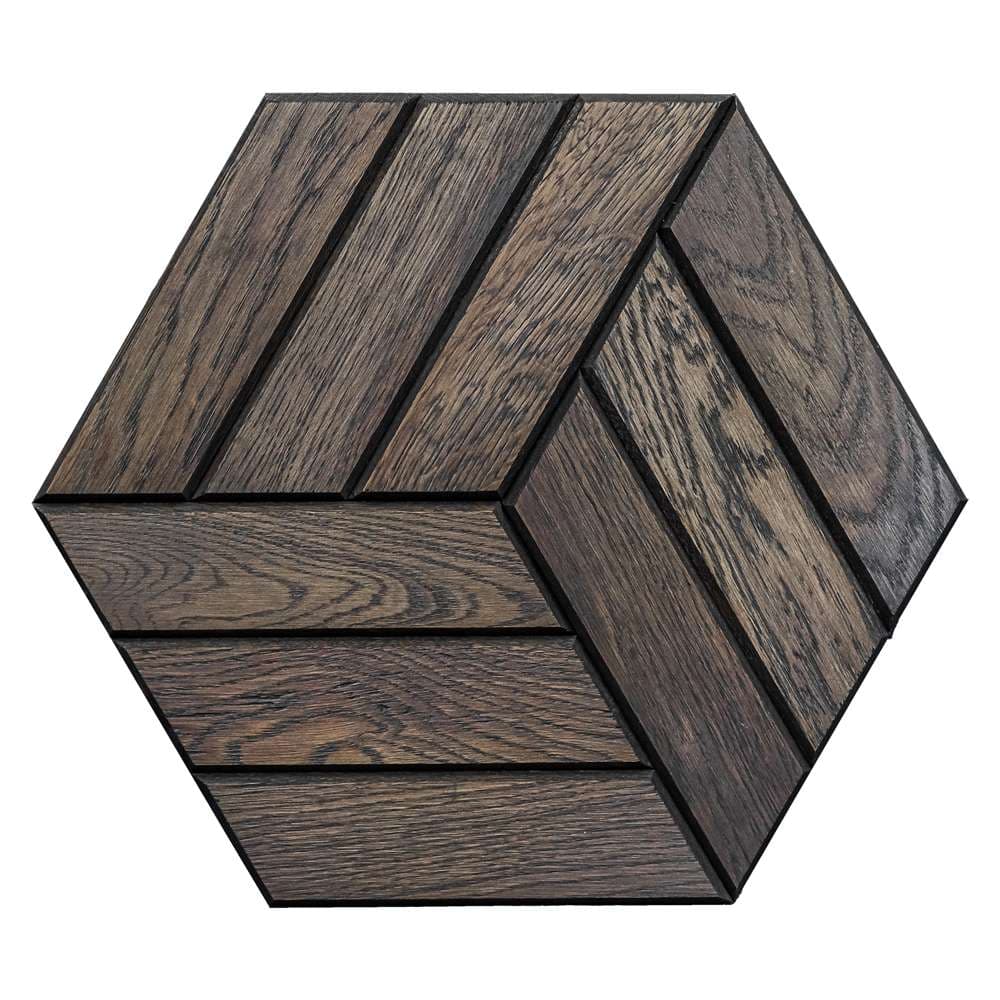 Панели 3D Karelia, Куба (Эбен), арт. 3Д.22.0.6.0 / дуб/браш.